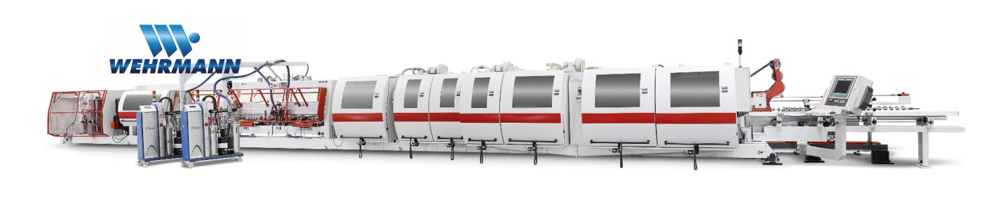 Eins. Direktpostformingmachine für gebogene Caravanfronten / WEHRMANN / Combima /K/I/R80/1260/V