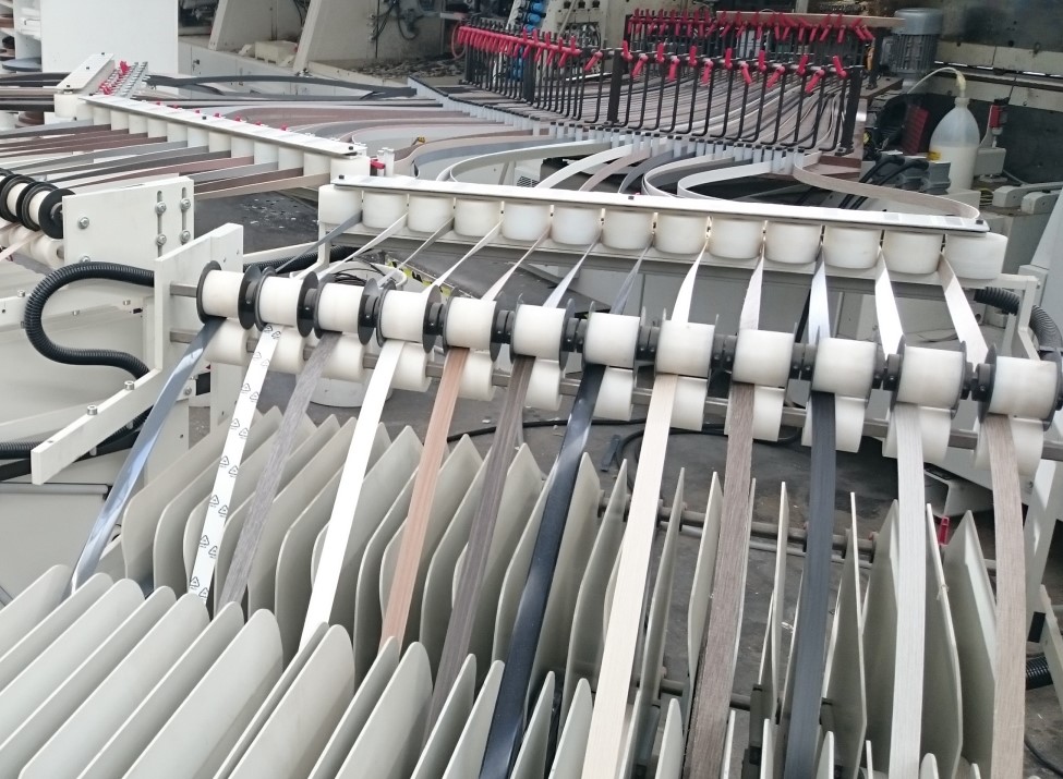 Doppelseitige Kantenberarbeitungsmaschine / IMA / WEHRMANN / COMBIMA