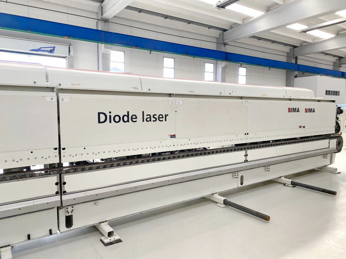 Einseitige Kantenanleimmaschine / IMA / NOVIMAT LASER System/I/R75/1110/R3