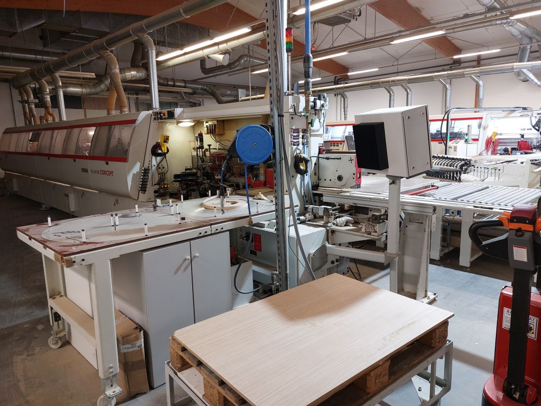Kantenanleimmaschine mit Werkstück-Rückführung / IMA / NOVIMAT / I / G80 / 650 / L20