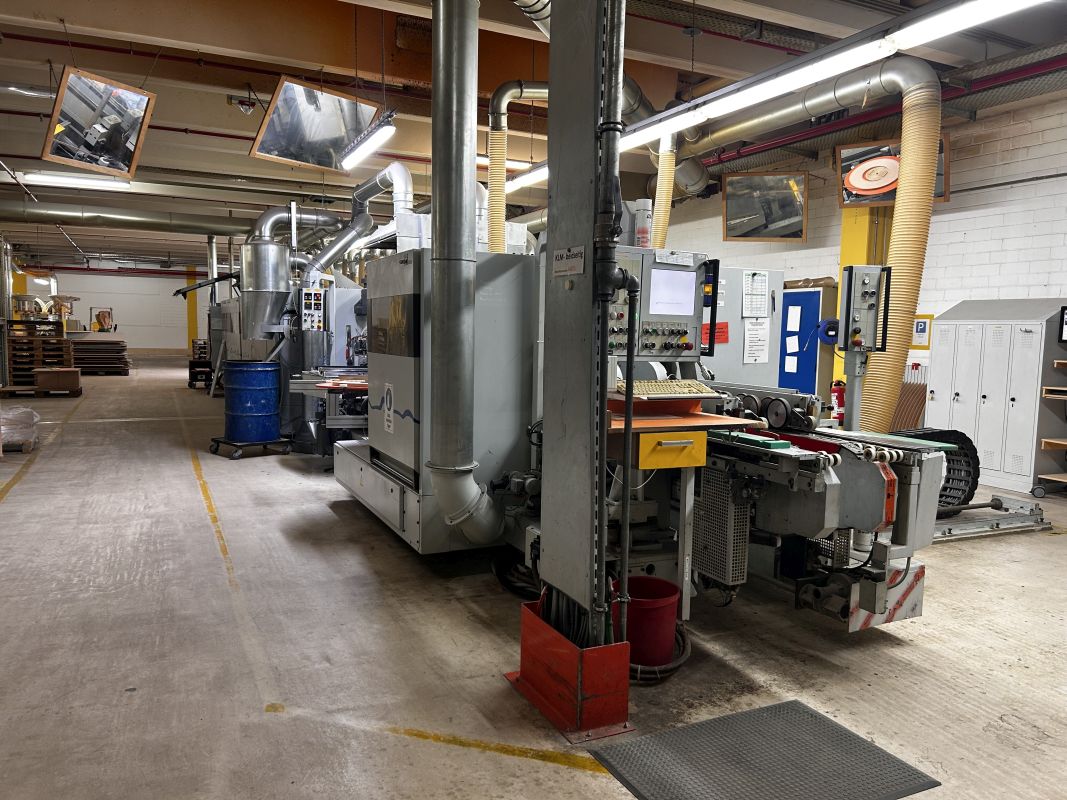 Doppelseitige Formatbearbeitungs- und Kantenanleimmaschine / HOMAG / PROFI KFL20/29/QA/25