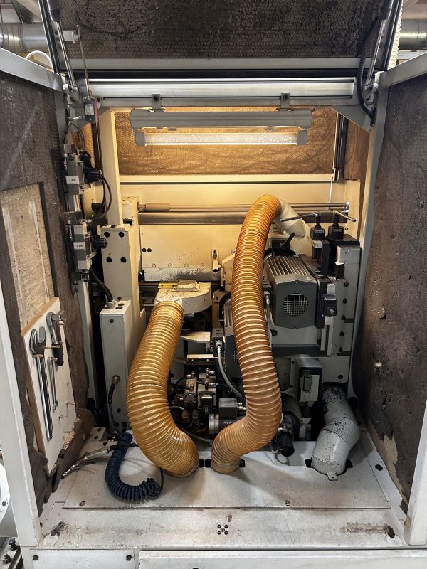 Doppelseitige Formatbearbeitungs- und Kantenanleimmaschine / HOMAG / PROFI KFL20/29/QA/25