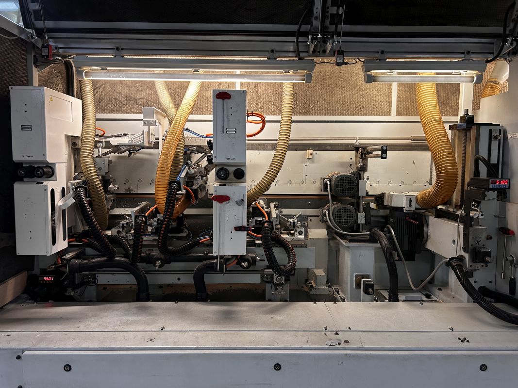 Doppelseitige Formatbearbeitungs- und Kantenanleimmaschine / HOMAG / PROFI KFL20/29/QA/25