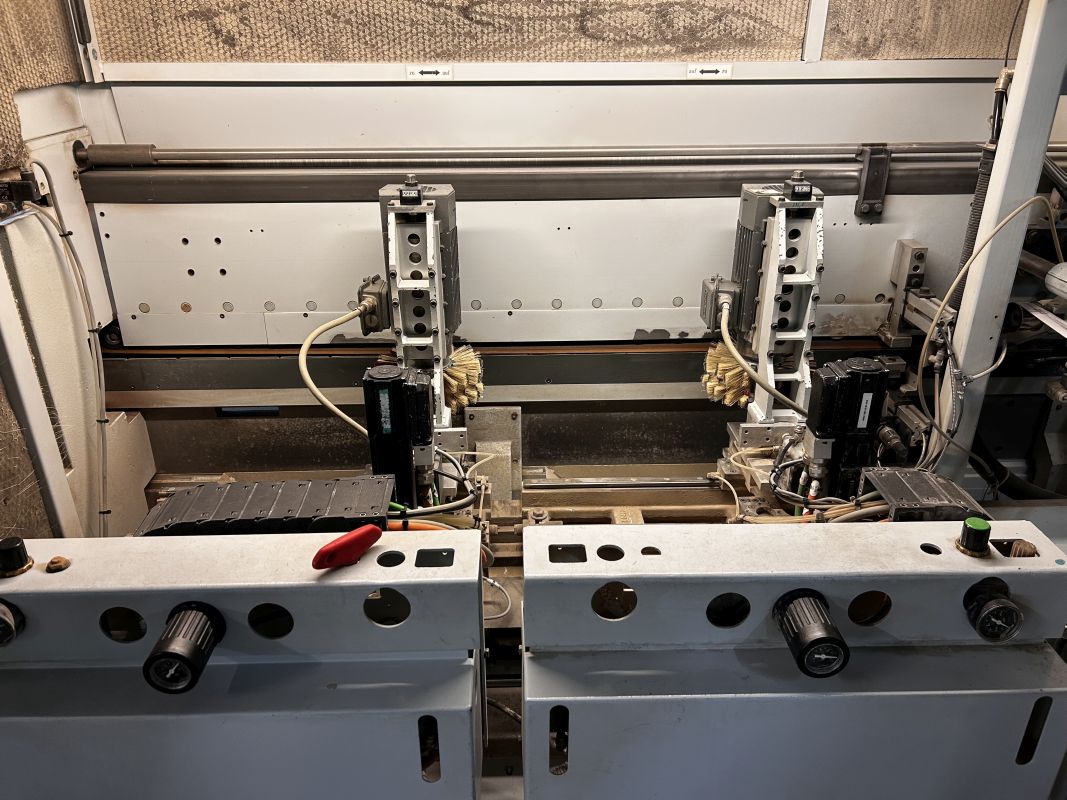 Doppelseitige Formatbearbeitungs- und Kantenanleimmaschine / HOMAG / PROFI KFL20/29/QA/25