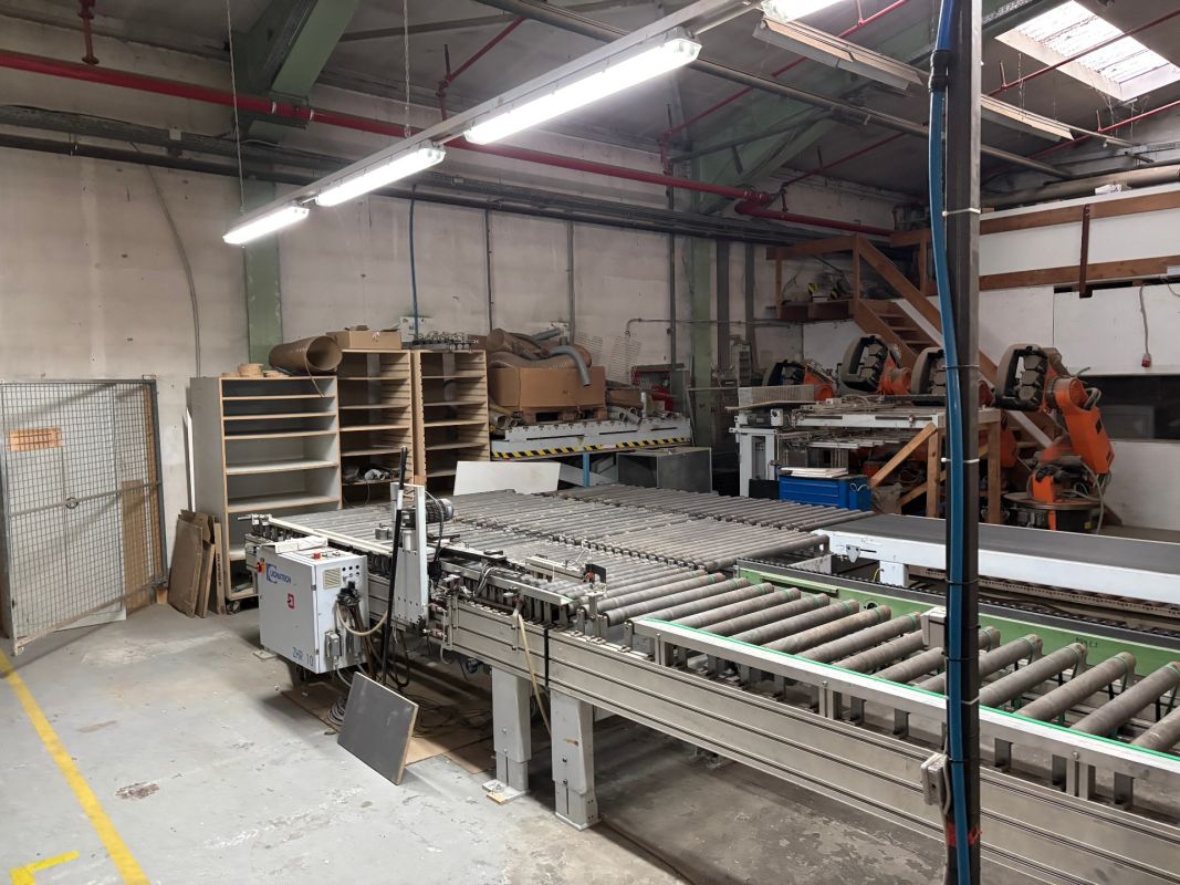 Industrielle autom. Kantenanleimmaschine  / SCM / Stefani MD RM