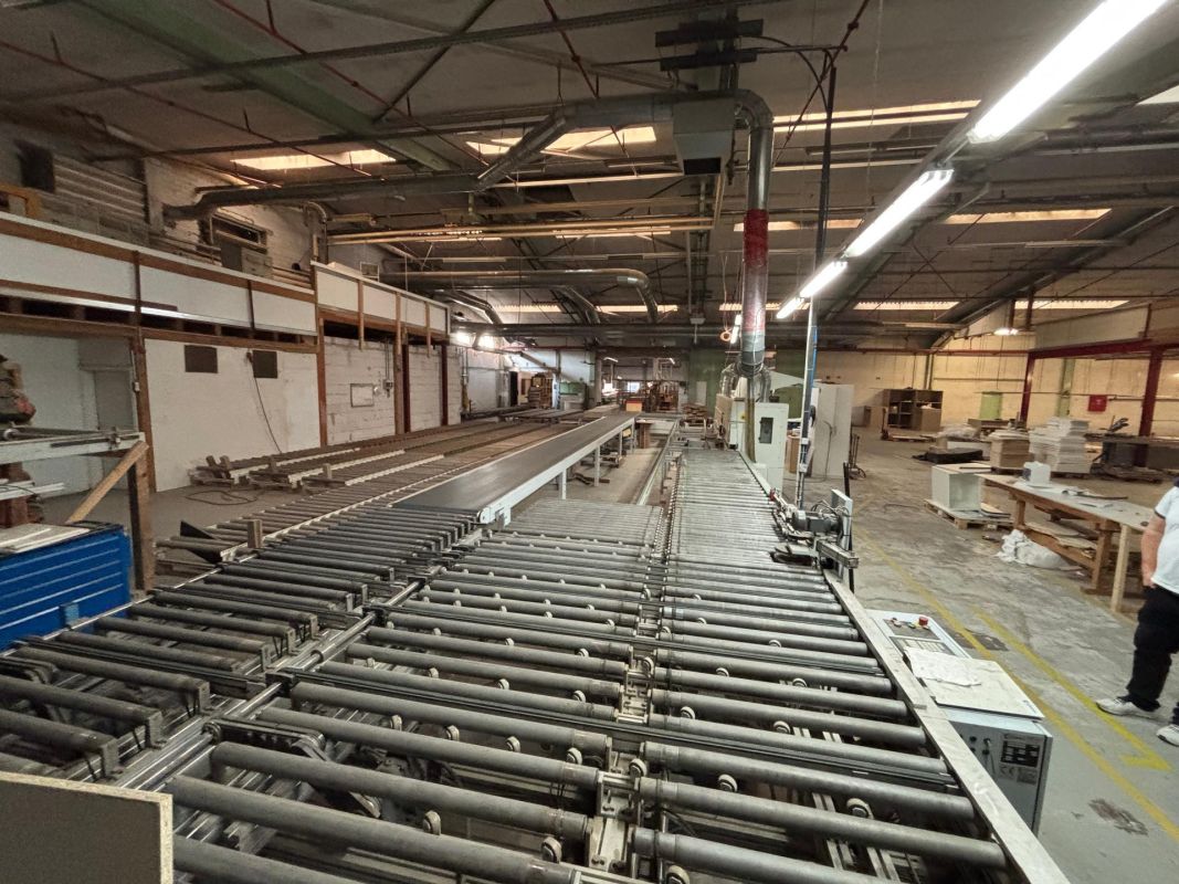 Industrielle autom. Kantenanleimmaschine  / SCM / Stefani MD RM