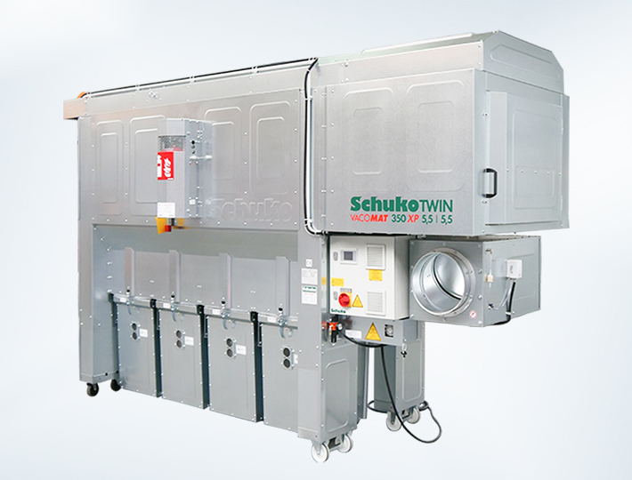 Mobile Absauganlage Vacomat 350 XP Twin / SCHUKO / Vacomat 350 XP Twin