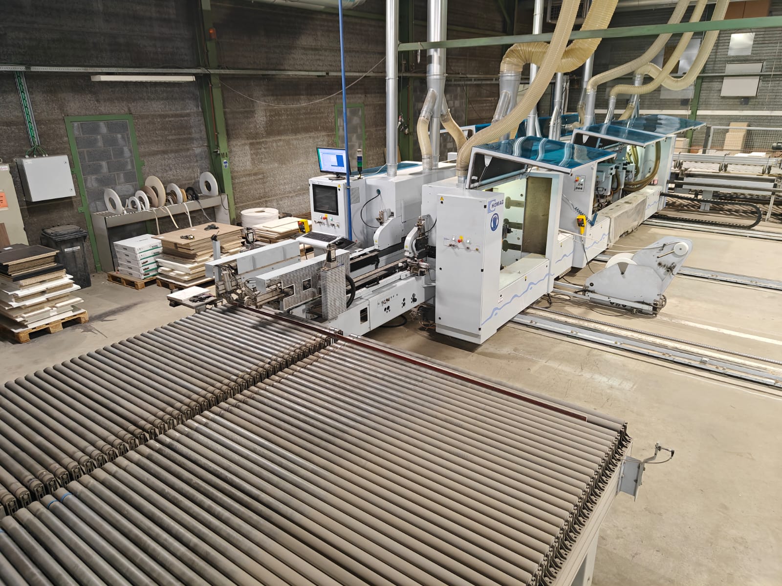 Homag/Bargstedt Kantenbearbeitungs Produktonsanlage / HOMAG/Bargstedt / 