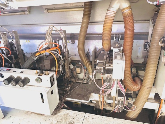 Doppelseitige Kantenanleimmaschine mit Abstapelung / HOMAG / Optimat KFL 526/9/A3/25