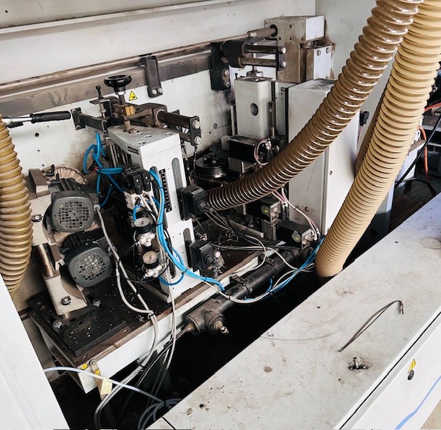Doppelseitige Kantenanleimmaschine mit Abstapelung / HOMAG / Optimat KFL 526/9/A3/25