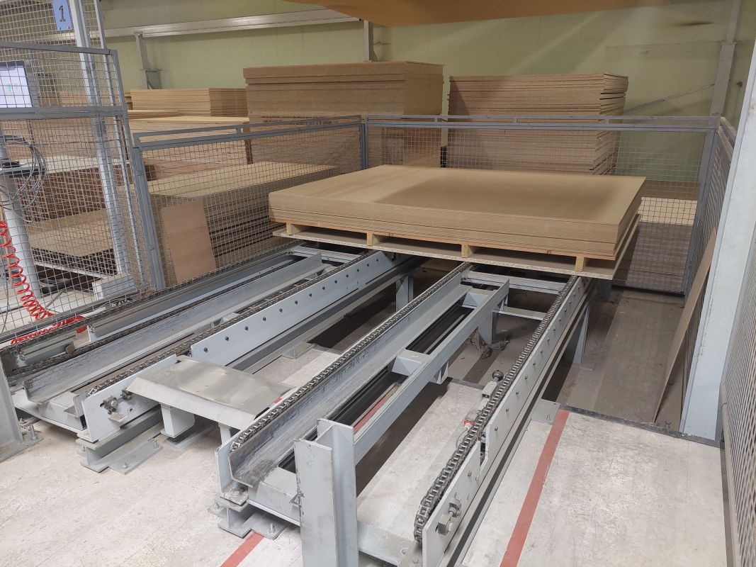 Plattenaufteilsäge mit Flächenlager / HOLZMA / Profi HPP/400/38/38