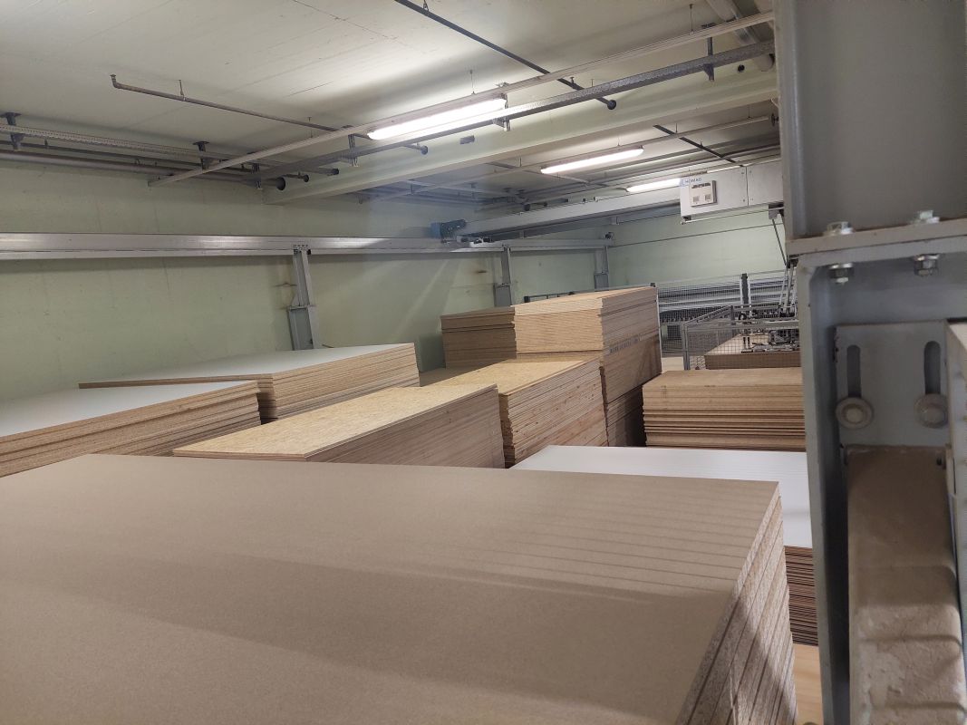 Plattenaufteilsäge mit Flächenlager / HOLZMA / Profi HPP/400/38/38