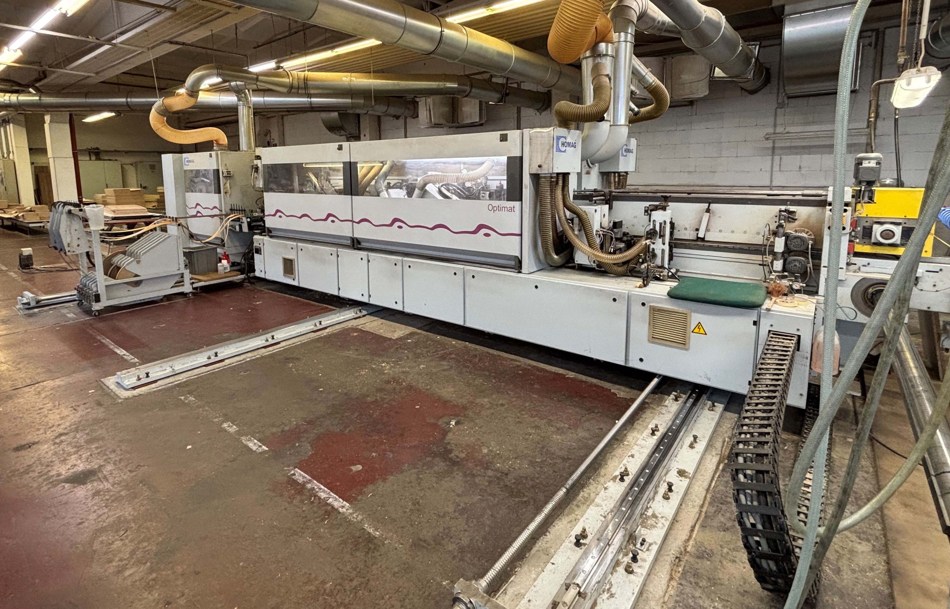 Doppelseitige Kantenanleimmaschine / HOMAG / OPTIMAT KF 26/8/A3/25