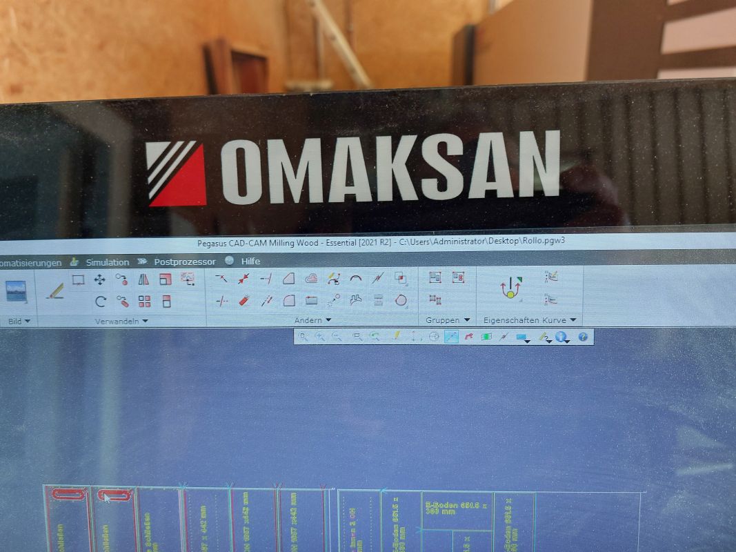 3-Achs Nestingmaschine / Omaksan / Mastercraft 2137