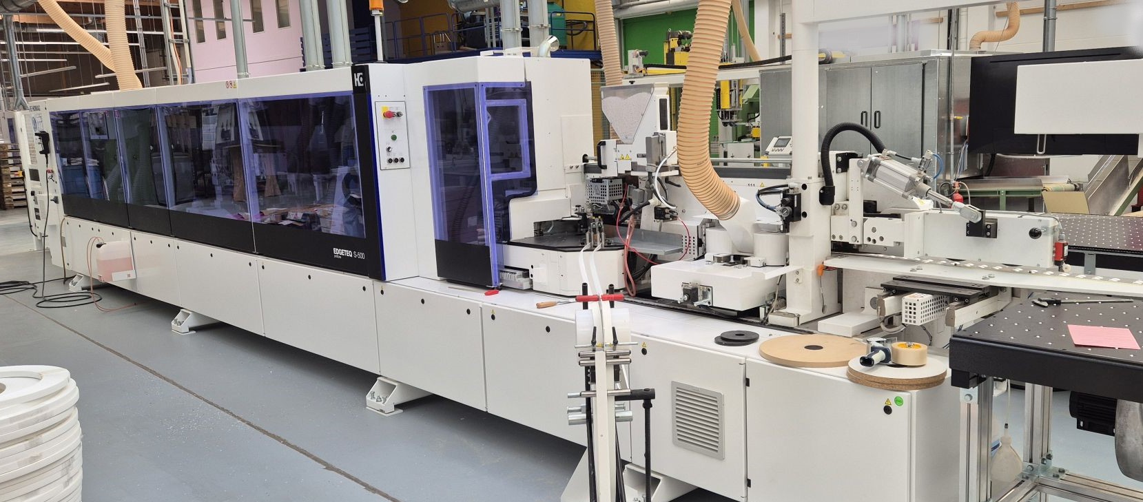 Kantenanleimmaschine mit Rückführung / HOMAG / EDGETEC S-500