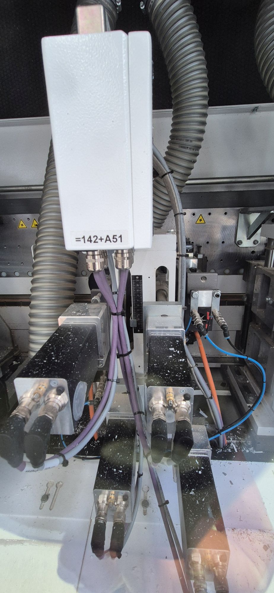 Kantenanleimmaschine mit Rückführung / HOMAG / EDGETEC S-500