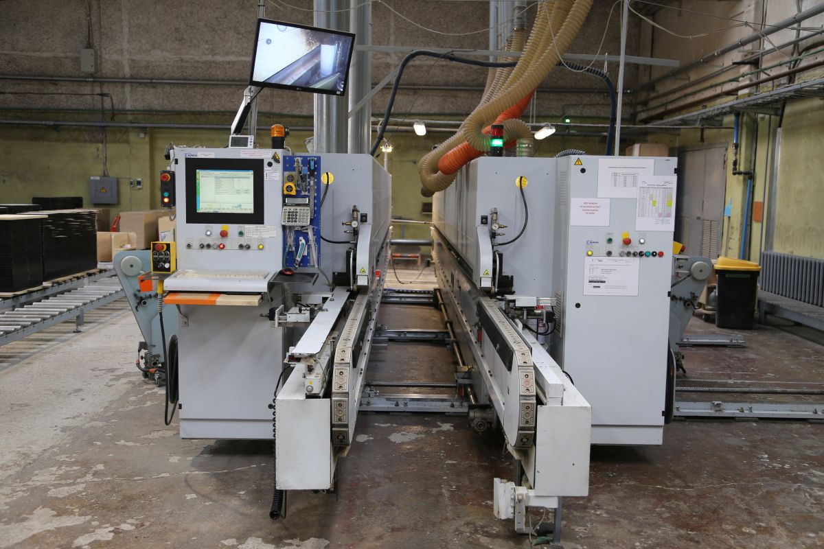 doppelseitige Kantenanleimmaschine / HOMAG / KFL526/C