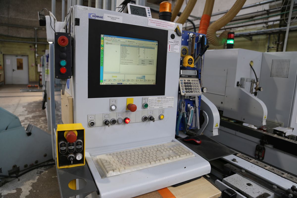 doppelseitige Kantenanleimmaschine / HOMAG / KFL526/C