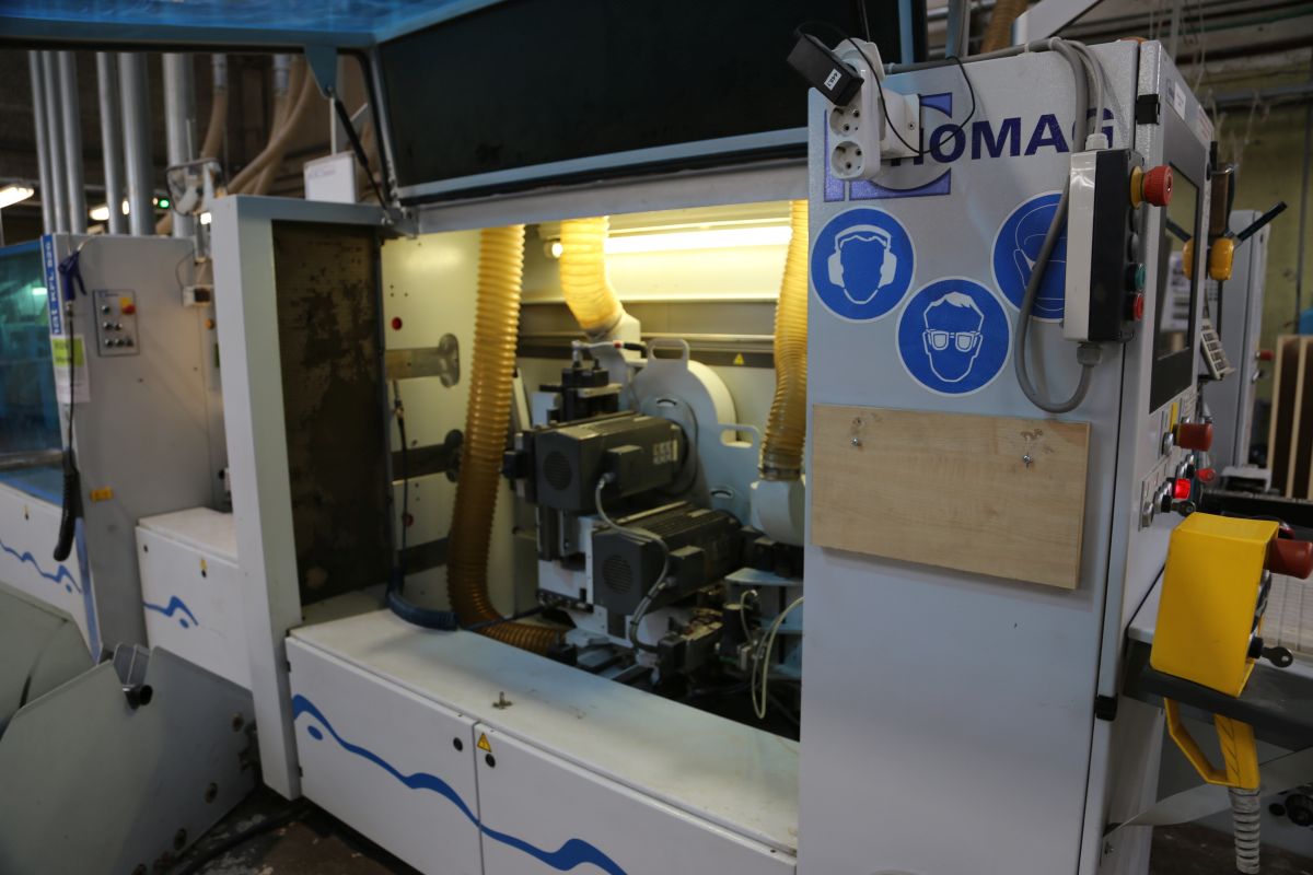 doppelseitige Kantenanleimmaschine / HOMAG / KFL526/C