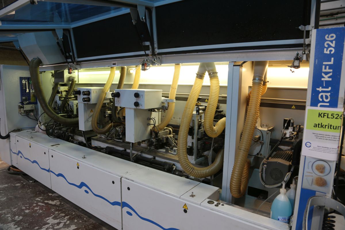 doppelseitige Kantenanleimmaschine / HOMAG / KFL526/C