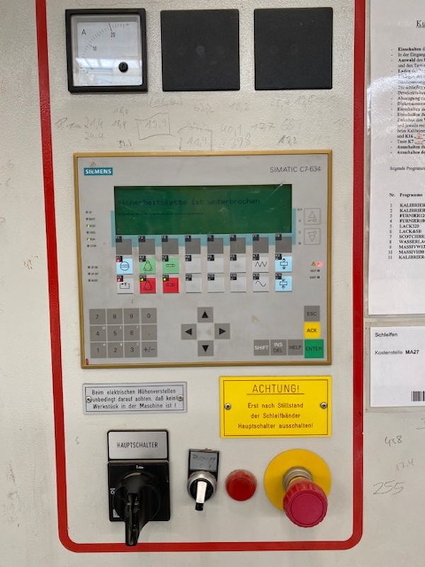 Breitbandschleifmaschine / WEBER / LCE-2000-S-S1350
