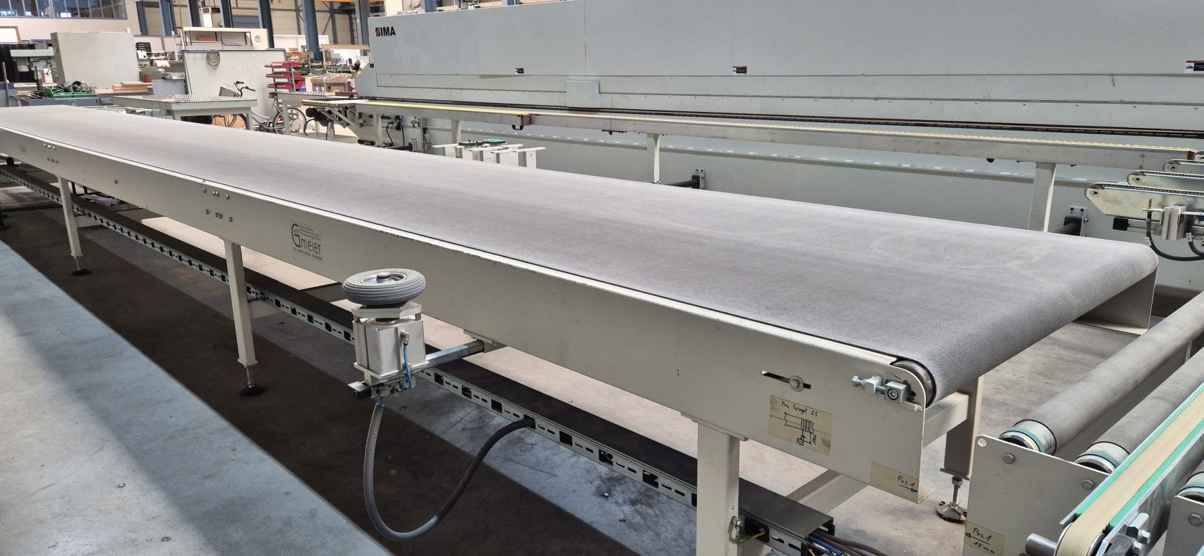 Kantenanleimmaschine mit Werkstückrückführung / IMA / Novimat Concept/ I / G80 / 440 / R3 +