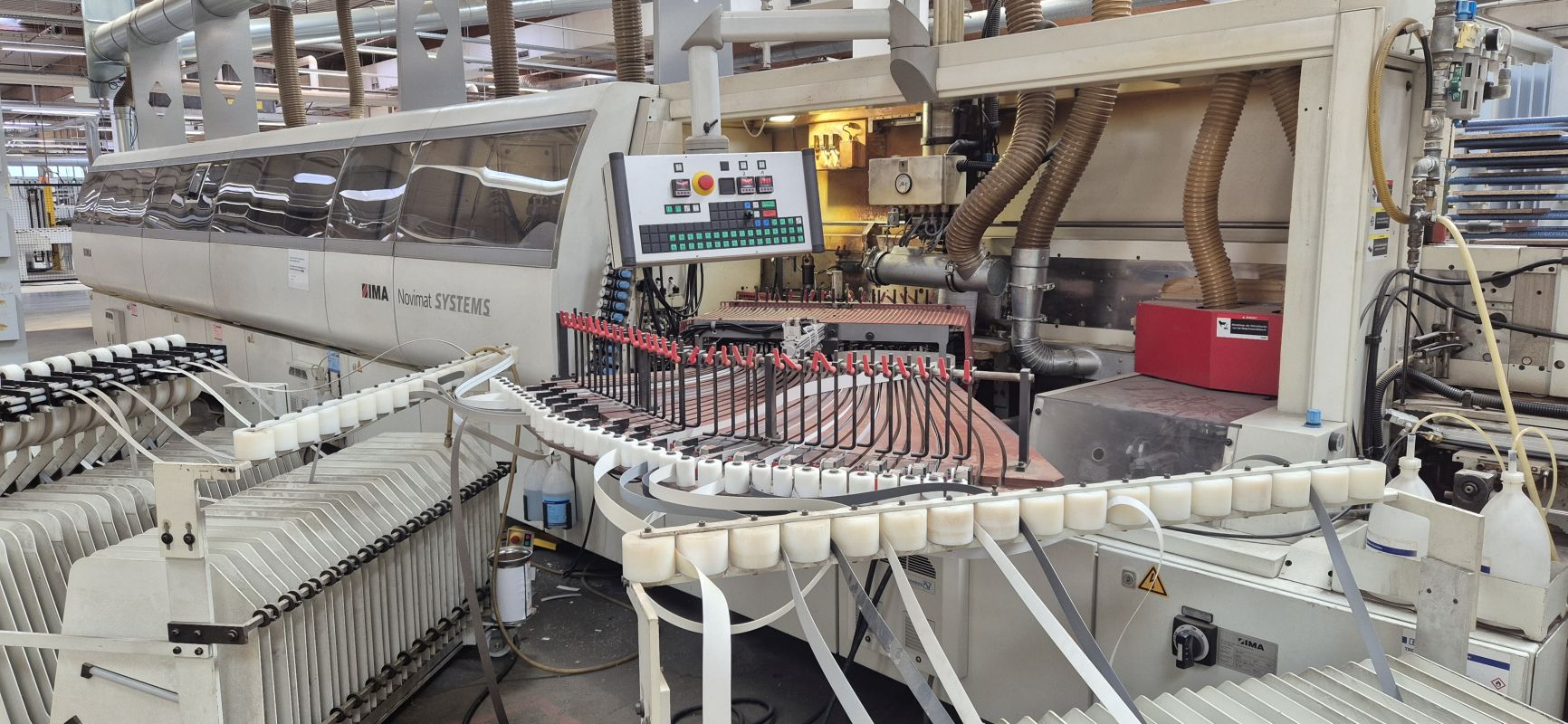 einseitige Kantenanleimmaschine / IMA / Novimat Systems/I/R75/1000