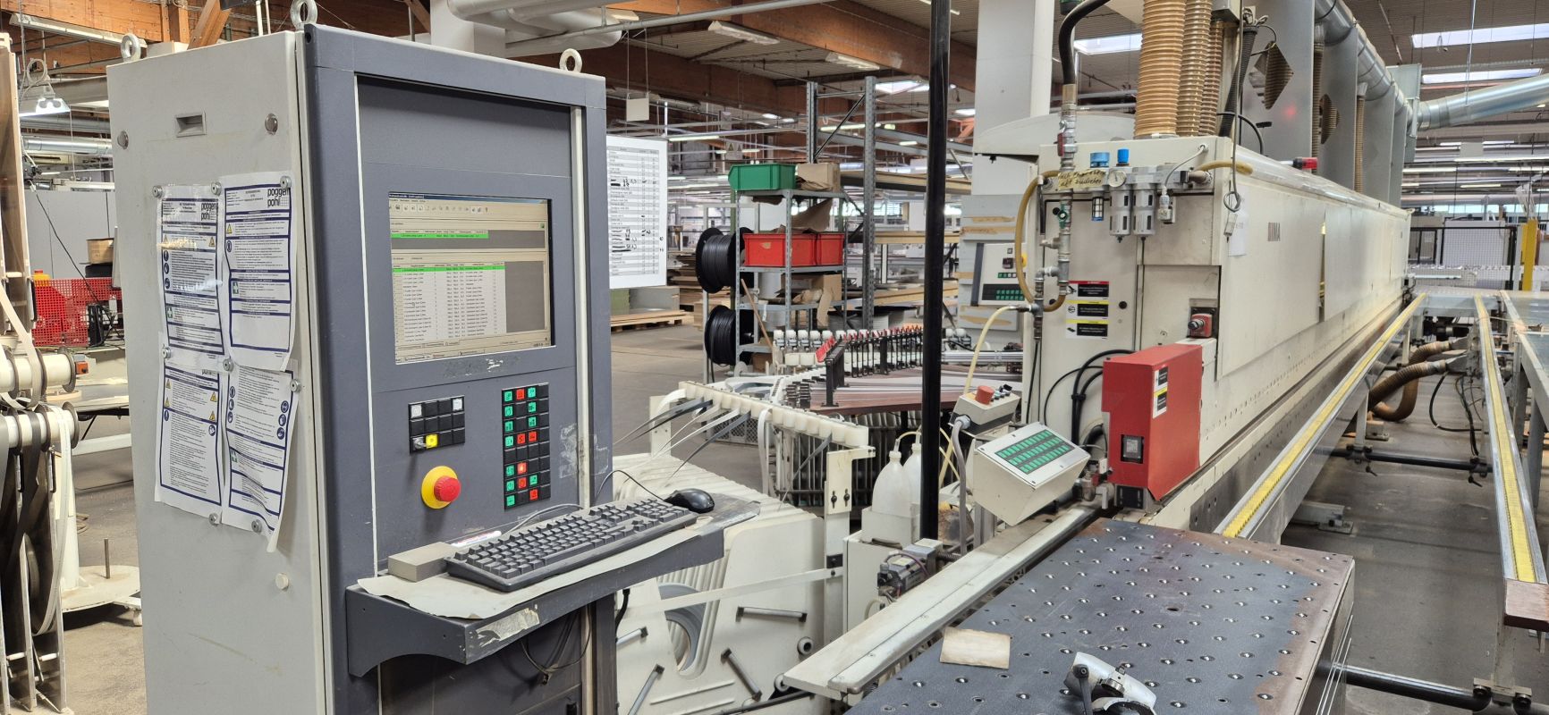 einseitige Kantenanleimmaschine / IMA / Novimat Systems/I/R75/1000