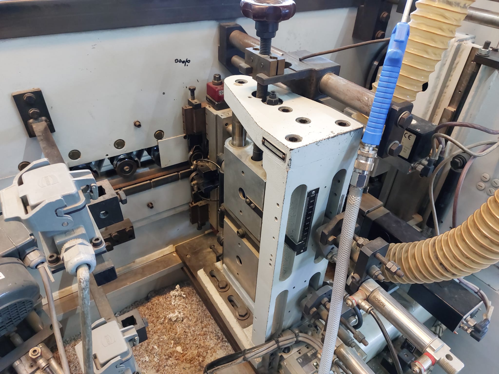 einseitige Kantenanleimmaschine mit Werkstück-Rückführung / HOMAG / Optimat KL 78/A20/S2/Z
