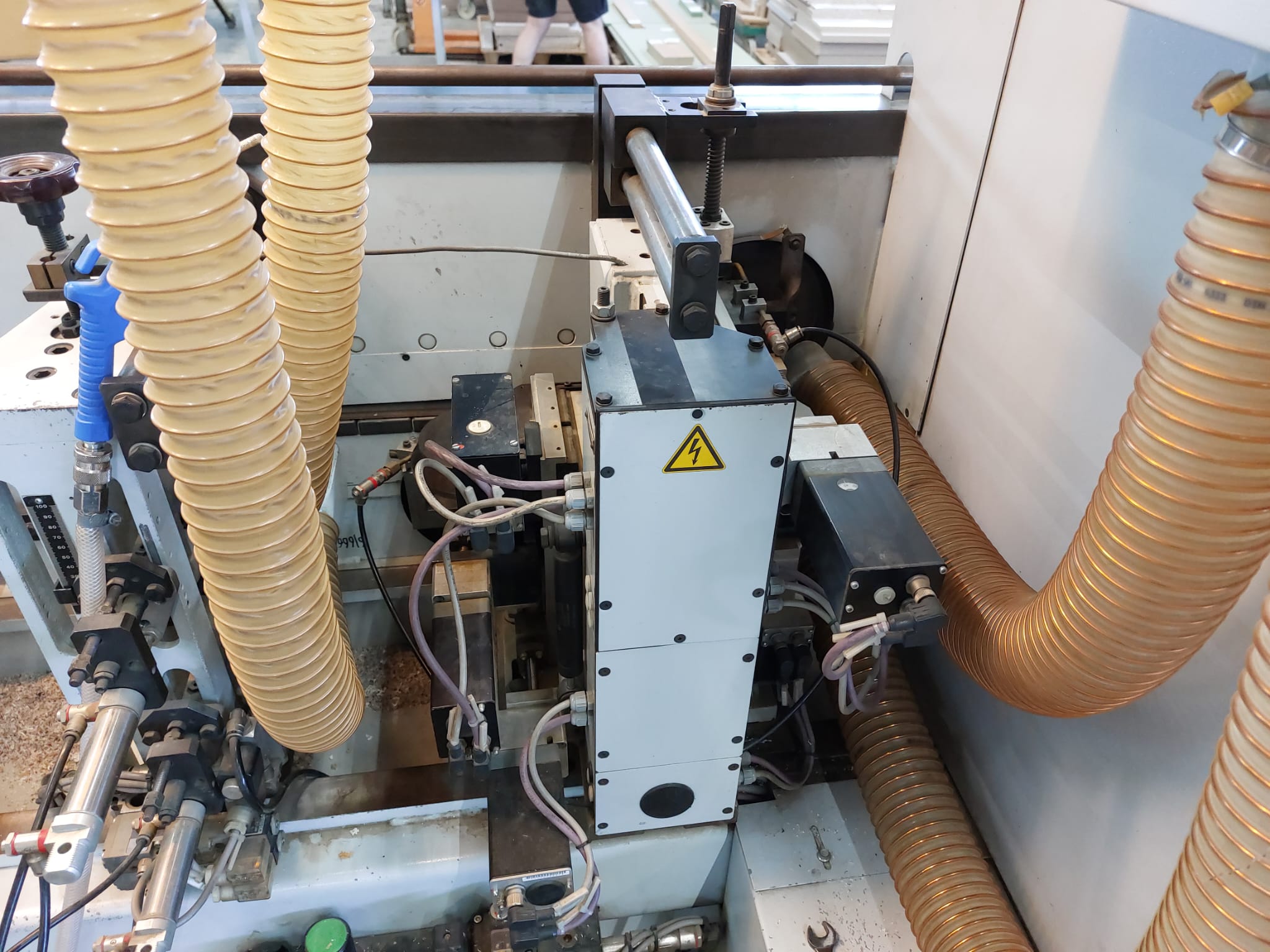 einseitige Kantenanleimmaschine mit Werkstück-Rückführung / HOMAG / Optimat KL 78/A20/S2/Z