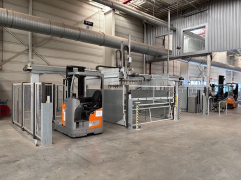 Verpackungslinie Schweber / LIGMATECH / 