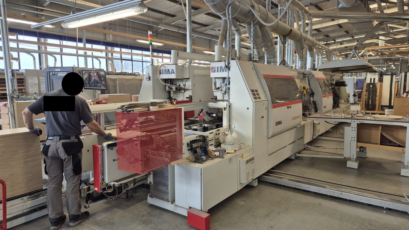 Doppelseitige Kantenanleimmaschine / IMA / Combima/II/390/B/L12