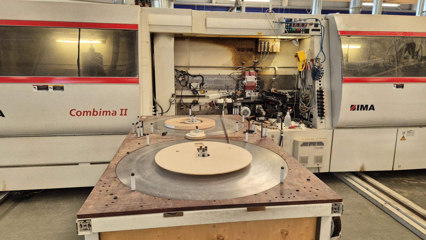 Doppelseitige Kantenanleimmaschine / IMA / Combima/II/390/B/L12