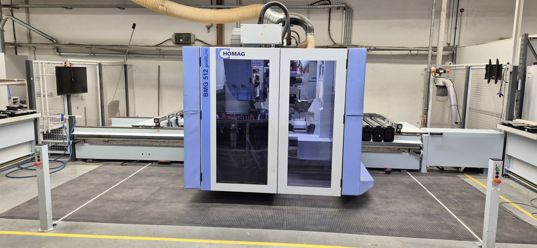 CNC - Bearbeitungszentrum mit Verleimteil / HOMAG / BMG 512/40/12/V/A