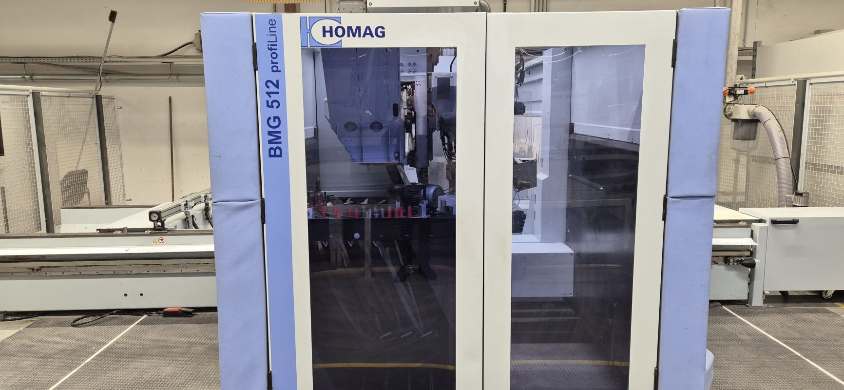 CNC - Bearbeitungszentrum mit Verleimteil / HOMAG / BMG 512/40/12/V/A