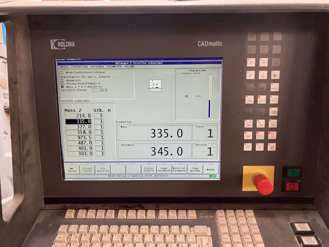 Plattenaufteilsäge / HOLZMA / HPP 82/43