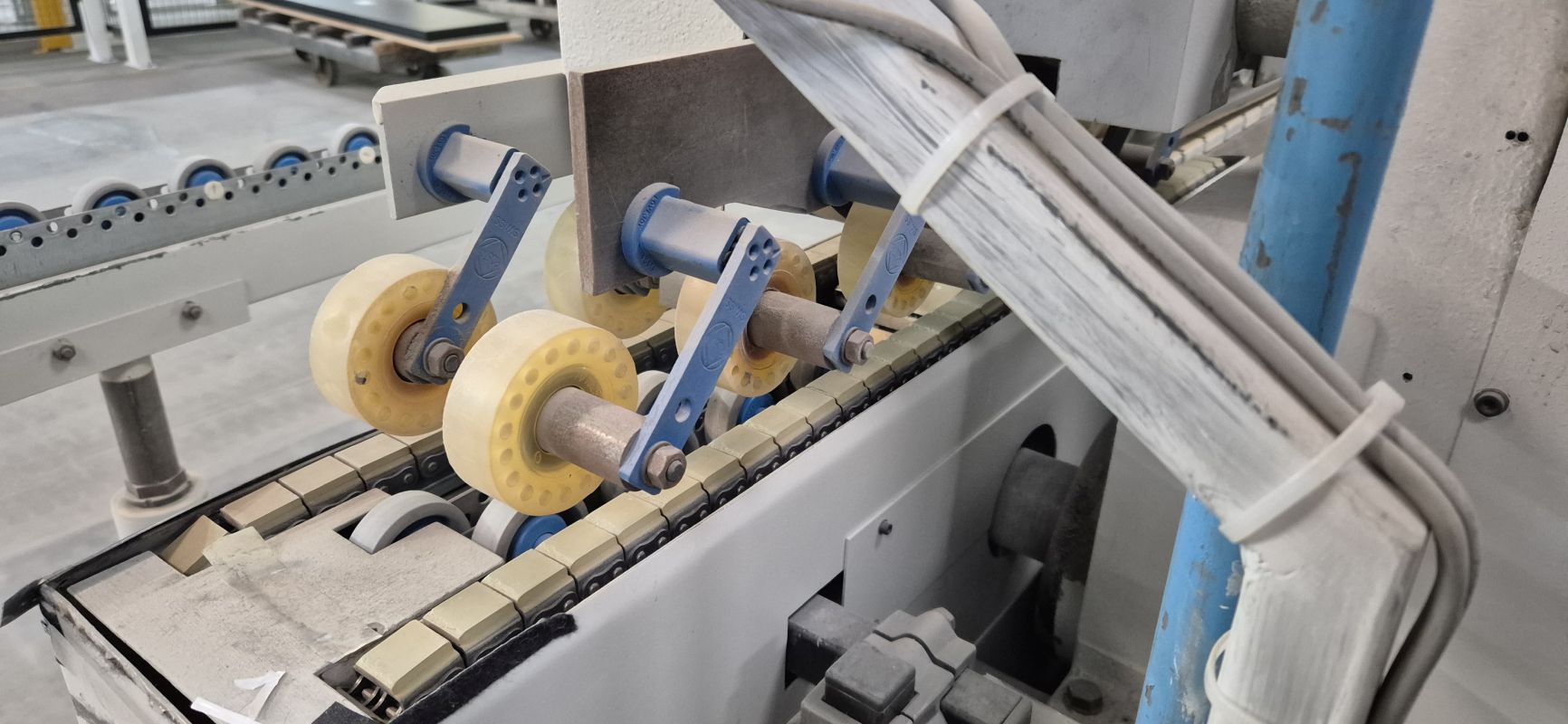 Kantenschleif-u. Pr&auml;gemaschine / Leonhard Kurz F&uuml;rth / KTF 70737L