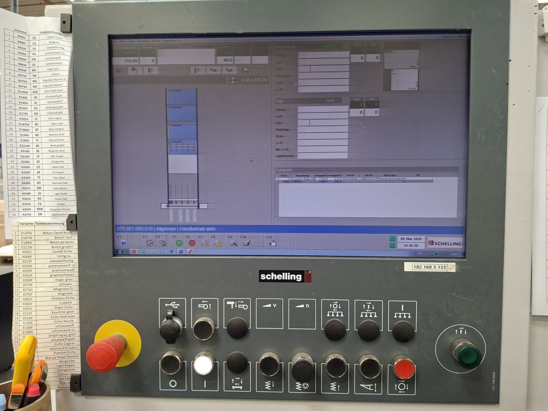 Plattenaufteils&auml;ge / SCHELLING / FM-H 430