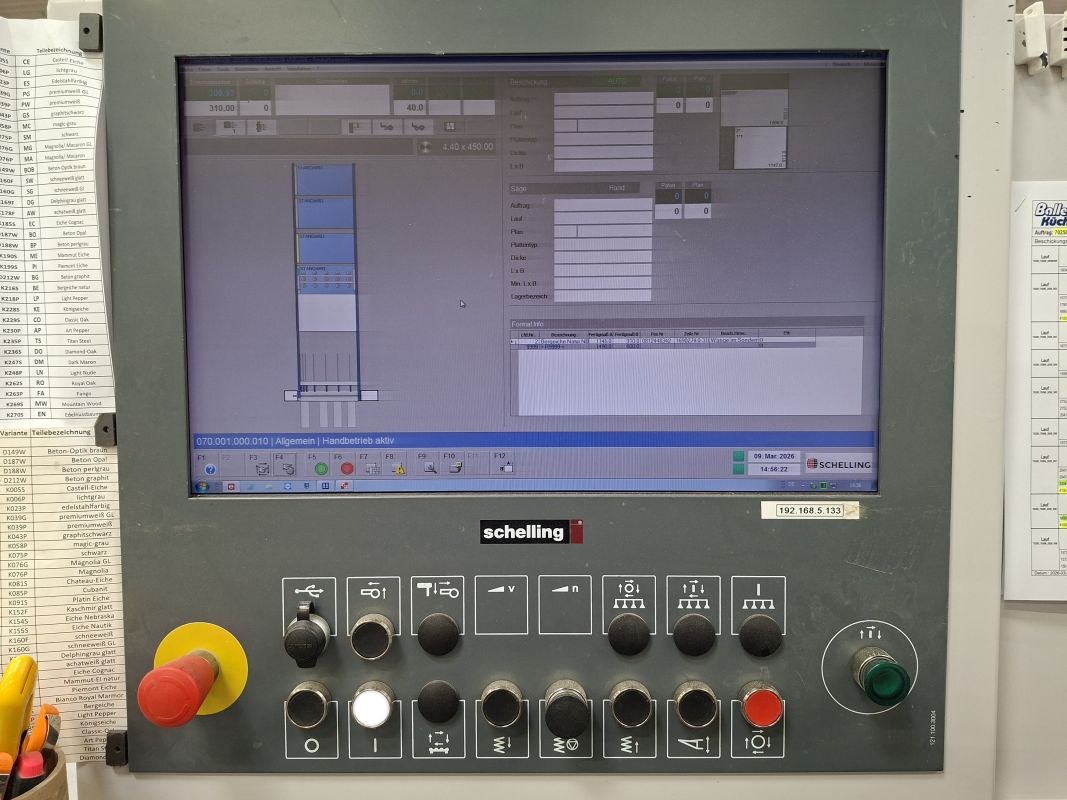 Plattenaufteils&auml;ge / SCHELLING / FM-H 430