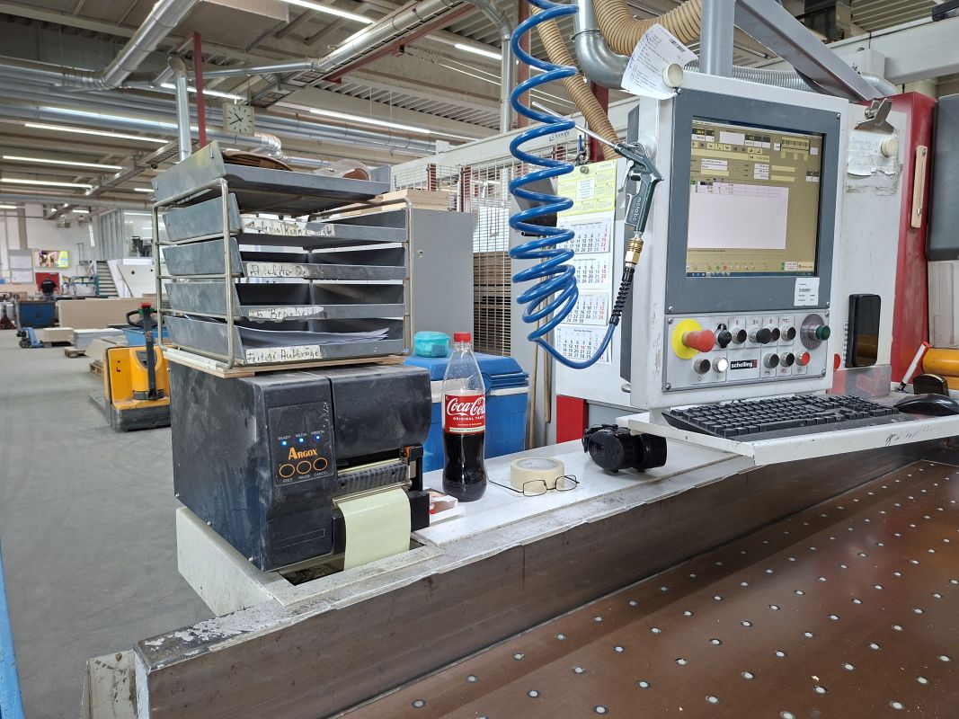 Plattenaufteils&auml;ge mit Fl&auml;chenlager / SCHELLING / FH 4