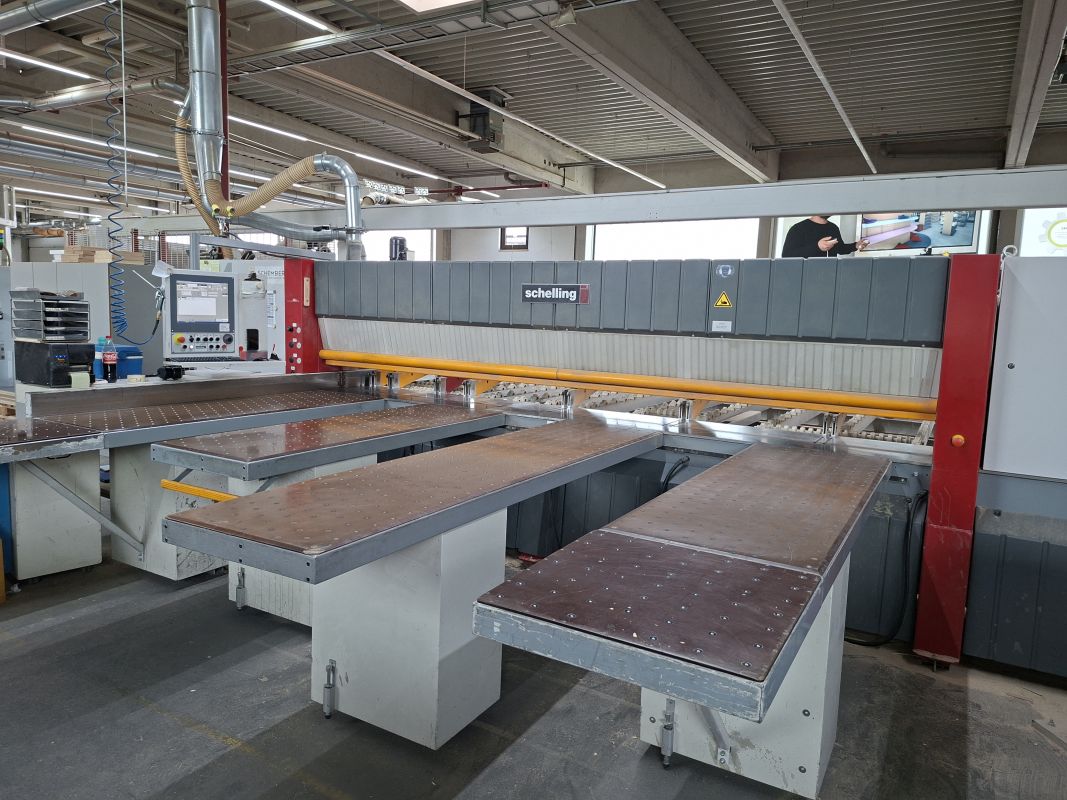 Plattenaufteils&auml;ge mit Fl&auml;chenlager / SCHELLING / FH 4