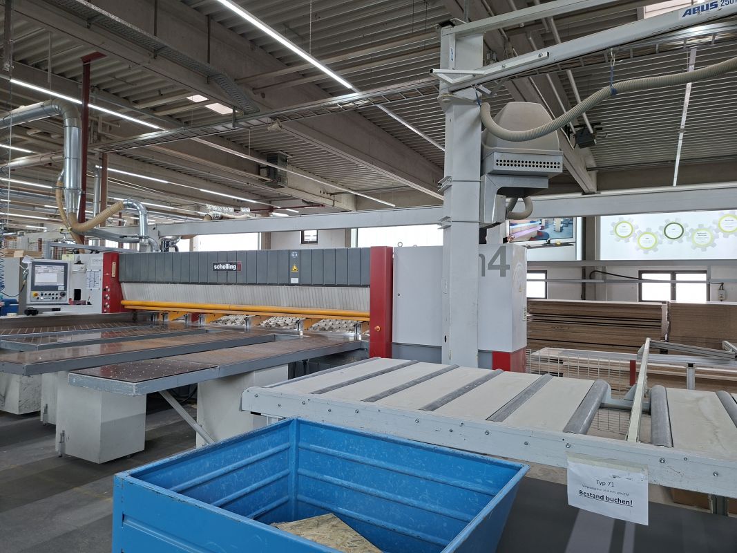 Plattenaufteils&auml;ge mit Fl&auml;chenlager / SCHELLING / FH 4