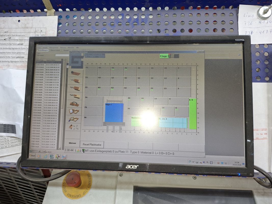 Plattenaufteils&auml;ge mit Fl&auml;chenlager / SCHELLING / FH 4