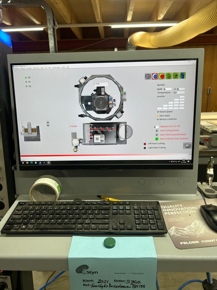 CNC-Bearbeitungszentrum / FELDER FORMAT4 / H100