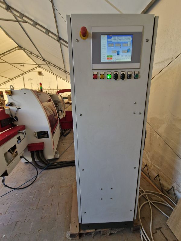 Softforming Kantenanleimmaschine mit Plattenzuschnittvorrichtung / Elwood / 