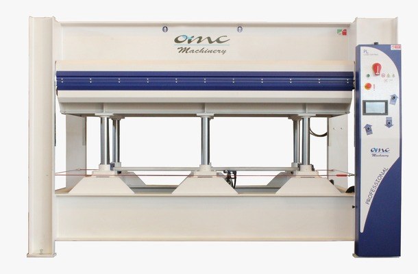 Furnierpresse mit Ölheizung / OMC / PL 90s
