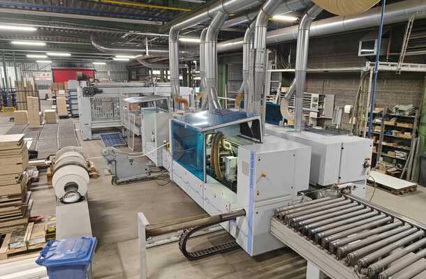 Homag/Bargstedt Kantenbearbeitungs Produktonsanlage / HOMAG/Bargstedt / 