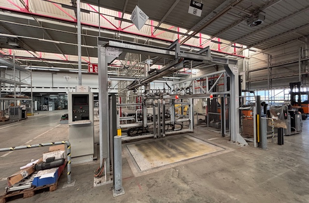 Verpackungslinie Boden / LIGMATECH / 