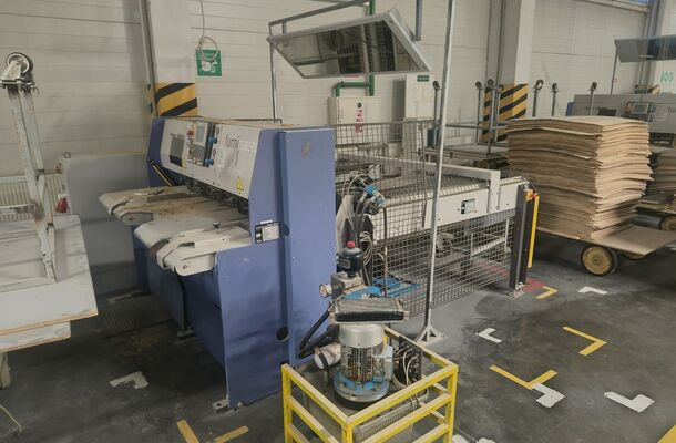 Furniermaschine mit Direktablage / FISCHER & RüCKLE / FZR15 / DAR 12