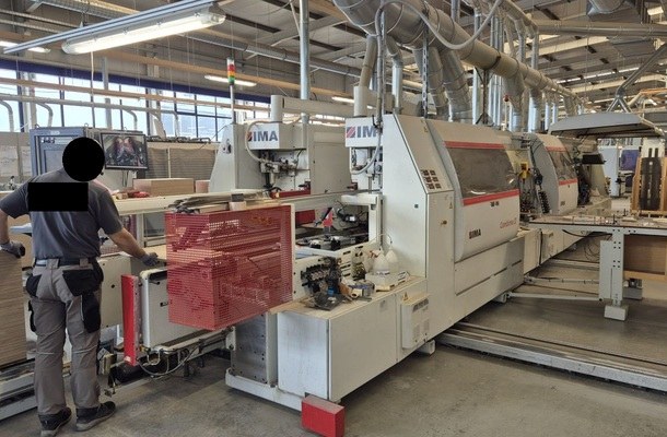 Doppelseitige Kantenanleimmaschine / IMA / Combima/II/390/B/L12